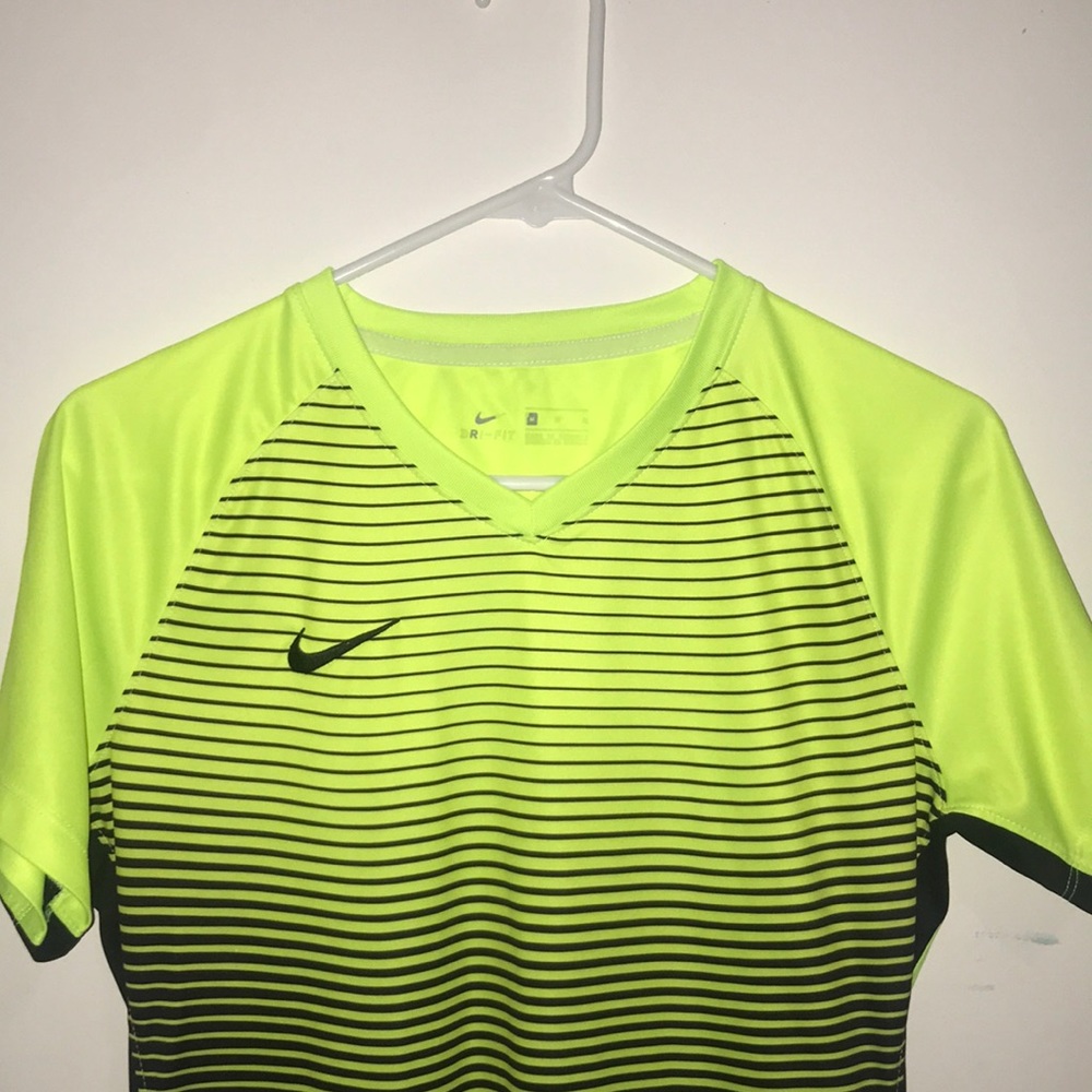 Nike DRI-FIT neon yellow Jersey/top